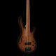 Cort B4FL-MHPZ-OPTA elektromos basszusgitár fretless, Fishman piezo, fekete burst