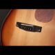 Cort Gold-A8-LB with case akusztikus gitár Fishman elektronikával, félkemény tokkal, All solid, világos burst