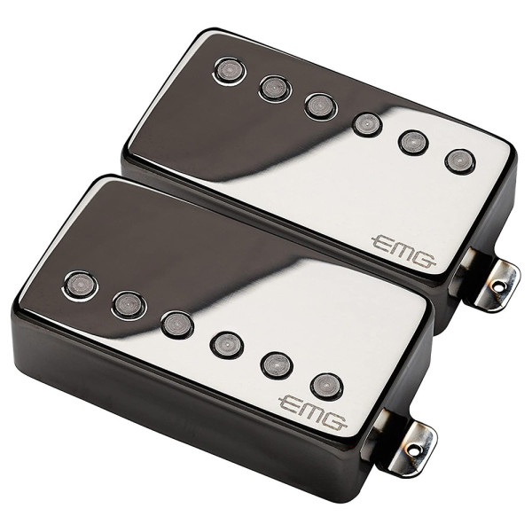 EMG 57-66-LS Set BlackChrome gitár pickup szett, fekete króm, long shaft