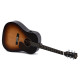 Sigma JM-SGE akusztikus gitár elektronikával, sunburst