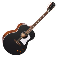 Cort CJ-Retro-VBM akusztikus gitár Fishman elektronikával, matt fekete vintage