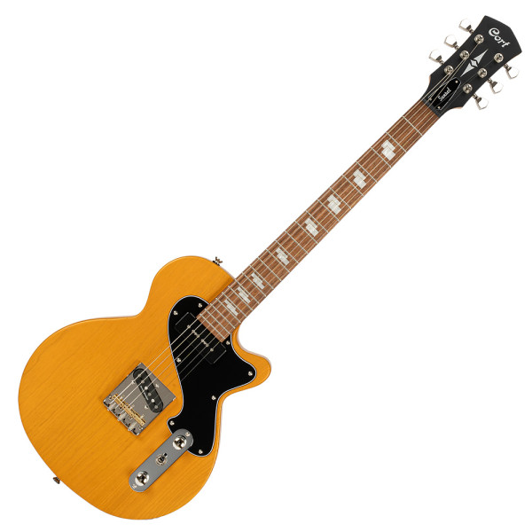 Cort Sunset TC-OPMY elektromos gitár, nyílt pórusú mustársárga - LIMITÁLT