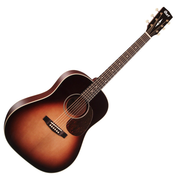 Cort Earth100SSF-SB akusztikus gitár, Fishman elektronikával, sunburst