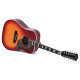 Sigma DM12-SG5 12 húros akusztikus gitár elektronikával, cherry sunburst