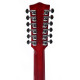 Sigma DM12-SG5 12 húros akusztikus gitár elektronikával, cherry sunburst
