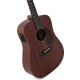 Sigma SDM-15E akusztikus gitár elektronikával, all solid mahagóni, tokkal