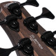 Cort B5-Element-OPN elektromos basszusgitár, 5 húros, Bartolini Preamp, natúr