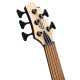 Cort B5-Element-OPN elektromos basszusgitár, 5 húros, Bartolini Preamp, natúr