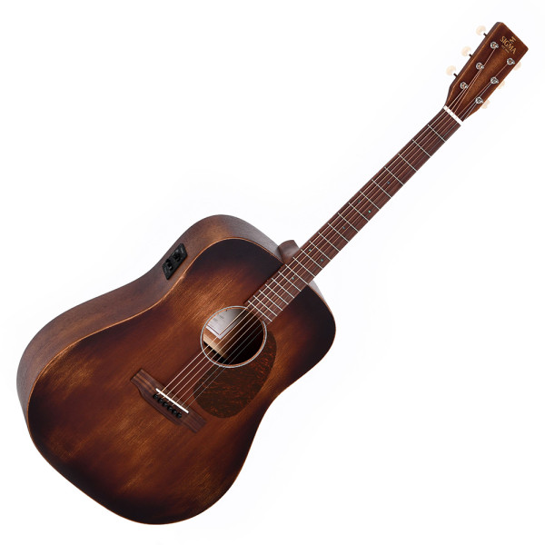 Sigma DM-15E-AGED dreadnought testű akusztikus gitár elektronikával