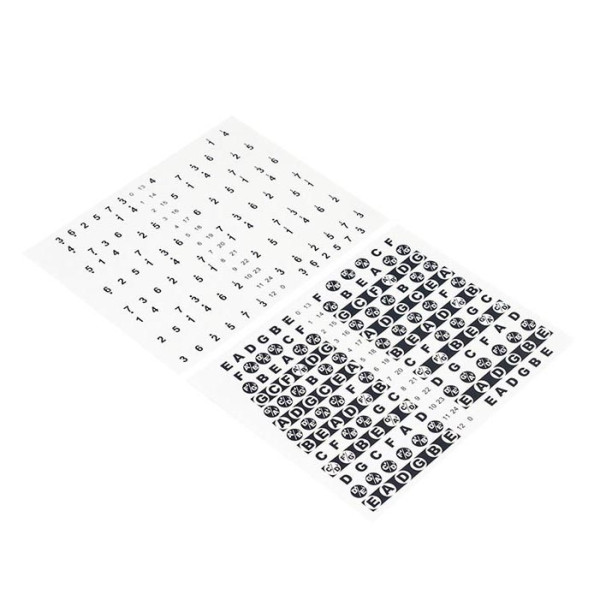 Guitto 01 sticker fogólap jelölő matrica