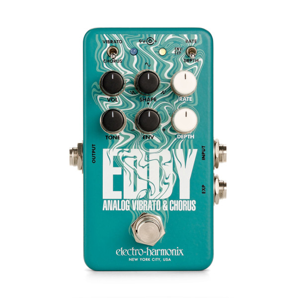 Electro-Harmonix Eddy effektpedál - Eddy Analog Vibrato