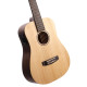 Cort EarthMini-E Adirondack with bag mini akusztikus gitár elektronikával, natúr