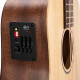 Cort EarthMini-E Adirondack with bag mini akusztikus gitár elektronikával, natúr