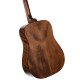 Cort Earth60M-OP akusztikus gitár, open pore