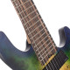 Cort KX508MS II-MBB elektromos gitár, 8 húros, Multi Scale, tengerkék burst