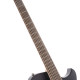 Cort MBM-2P-SBLK elektromos gitár, Matt Bellamy Signature modell, matt fekete