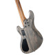 Cort GB-MODERN Cort elektromos basszusgitár, 5 húros, deluxe félkemény tokkal, nyílt pórusú szénszürke