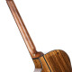Cort Gold-A6 Bocote-NAT with case akusztikus gitár Fishman elektronikával, félkemény tokkal, Bocote, All solid
