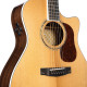 Cort Gold-A8-NAT with case akusztikus gitár Fishman elektronikával, félkemény tokkal, All solid, natúr