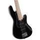 Cort NJS5-BK with bag elektromos basszusgitár, 5 húros, prémium tokkal, fekete