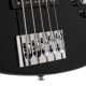 Cort NJS5-BK with bag elektromos basszusgitár, 5 húros, prémium tokkal, fekete