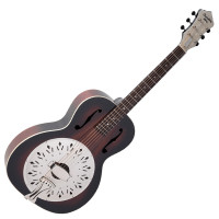 Recording King 41E-VS King fatestű rezonátoros gitár elektronikával, suburst