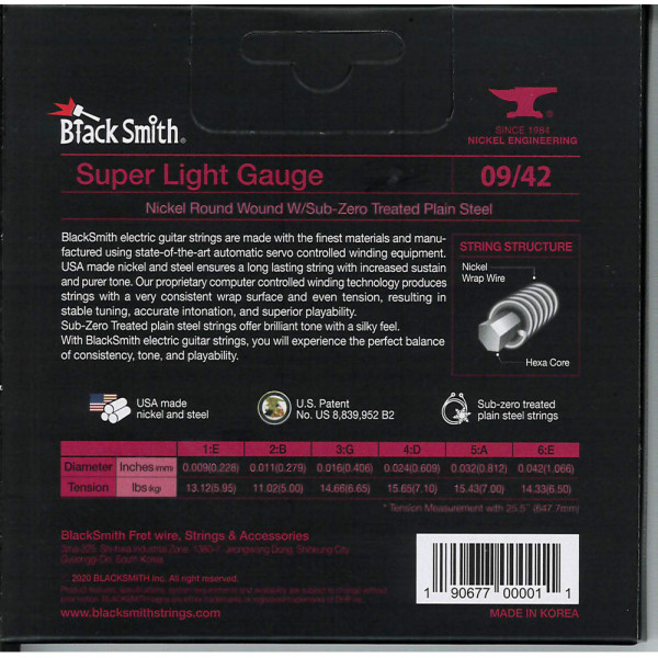 BlackSmith NW-0942 Electric, Super Light 09-42 húr