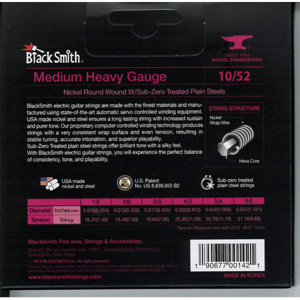 BlackSmith NW-1052 Electric, Medium Heavy 10-52 húr