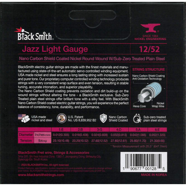 BlackSmith ANW-1252 AOT Electric, Jazz Light 12-52 húr