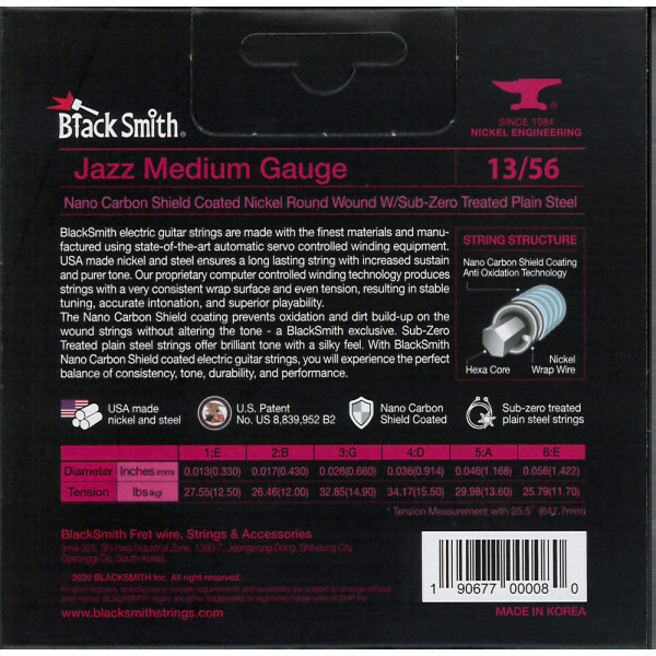 BlackSmith ANW-1356 AOT Electric, Jazz Medium 13-56 húr