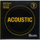 BlackSmith BR-1152-3P Acoustic Bronze, Custom Light 11-52 húr - 3 szett