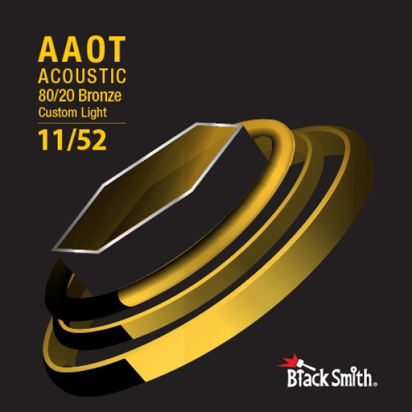 BlackSmith AABR-1152 AAOT Acoustic Bronze, Custom Light 11-52 húr