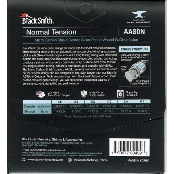BlackSmith AA80N AAOT Classical, Normal Tension 28-43 húr