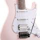 Cort G200-PPK elektromos gitár, Powersound hangszedővel, rózsaszín
