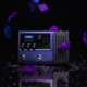 Valeton GP-100VT multi-effekt processzor pedál, jewel violet