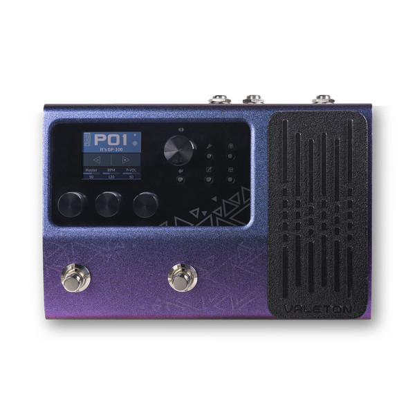 Valeton GP-100VT multi-effekt processzor pedál, jewel violet