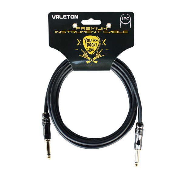 Valeton VGC-3 premium hangszerkábel, 3 m, fekete