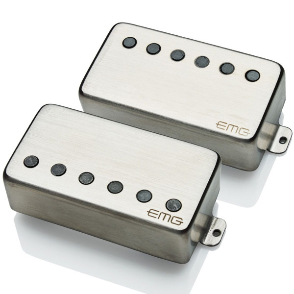 EMG 57TW-66TW-LS Set BrChrome gitár pickup szett, szálhúzott króm, long shaft