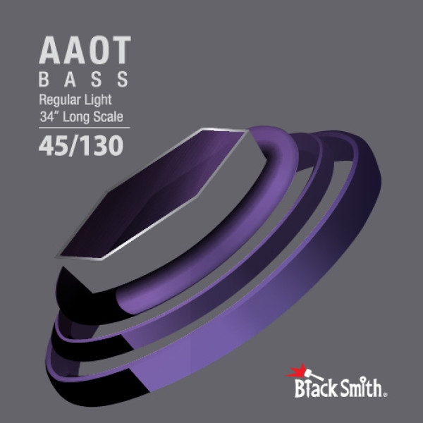 BlackSmith AASW-45130-5-34 AAOT Bass, Regular Light, 34 col, 45-130 stainless húr - 5 húros