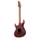 Cort G250SE-VVB elektromos gitár, amerikai hárs test, bordó