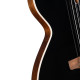 Cort Sunset Nylectric II-BK with bag elektro-klasszikus gitár Fishman elektronikával, prémium tokkal, fekete