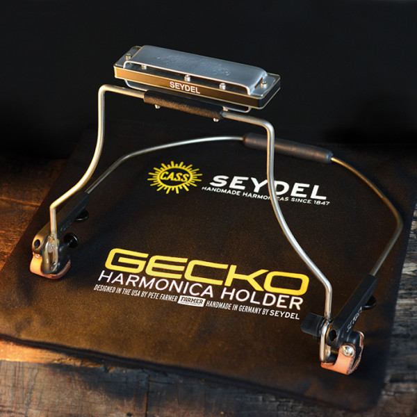 Seydel 950000 holder Gecko szájharmonika tartó, profi