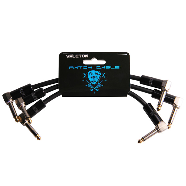 Valeton VPC-3 patch kábel, 15 cm - 3 db