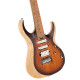 Cort X700-Triality-OPVB with bag elektromos gitár Fishman elektronikával tokkal, nyílt pórusú vintage burst