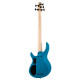 Cort C5-Deluxe-CBL elektromos basszusgitár, Markbass Preamp, öthúros, kék