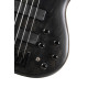 Cort B4-Element-FL-OPTB elektromos basszusgitár, fretless, Bartolini Preamp, fekete