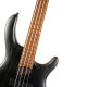 Cort B4-Element-FL-OPTB elektromos basszusgitár, fretless, Bartolini Preamp, fekete