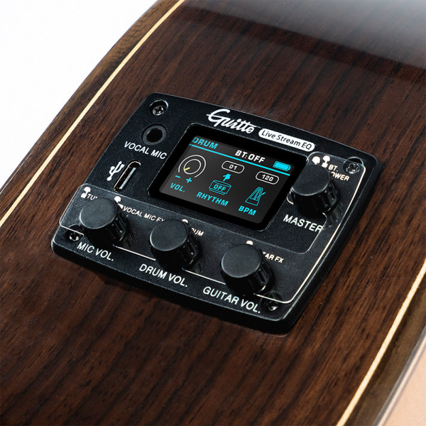 Guitto 05 hangszedő beépített effekt-hangszóróval