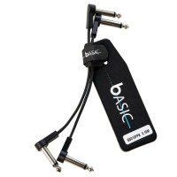 Bespeco BS015PPNX2 patchkábel 15cm, 2db, lapos