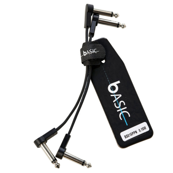 Bespeco BS015PPNX2 patchkábel 15cm, 2db, lapos